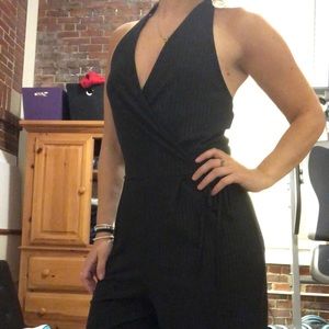 🌚Little Black Halter Romper🌚